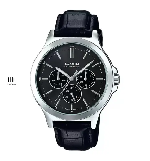 Casio MTP-V300L-1AUDF &ndash; Đồng Hồ Nam D&acirc;y Da Đa Chức Năng
