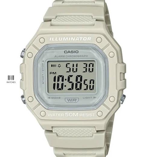 [Đồng hồ Unisex CASIO] UNISEX W218