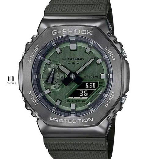 [Đồng hồ Nam CASIO] GSHOCK GM2100 Xanh l&aacute;